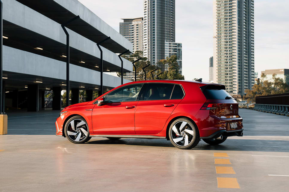 The GTI is the most significantly visually overhauled variant in the Golf 8 range.