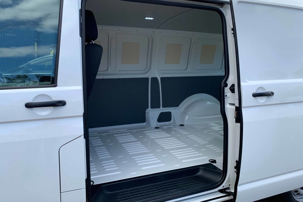 The LWB Crewvan offers 4.4m cubed of cargo space.