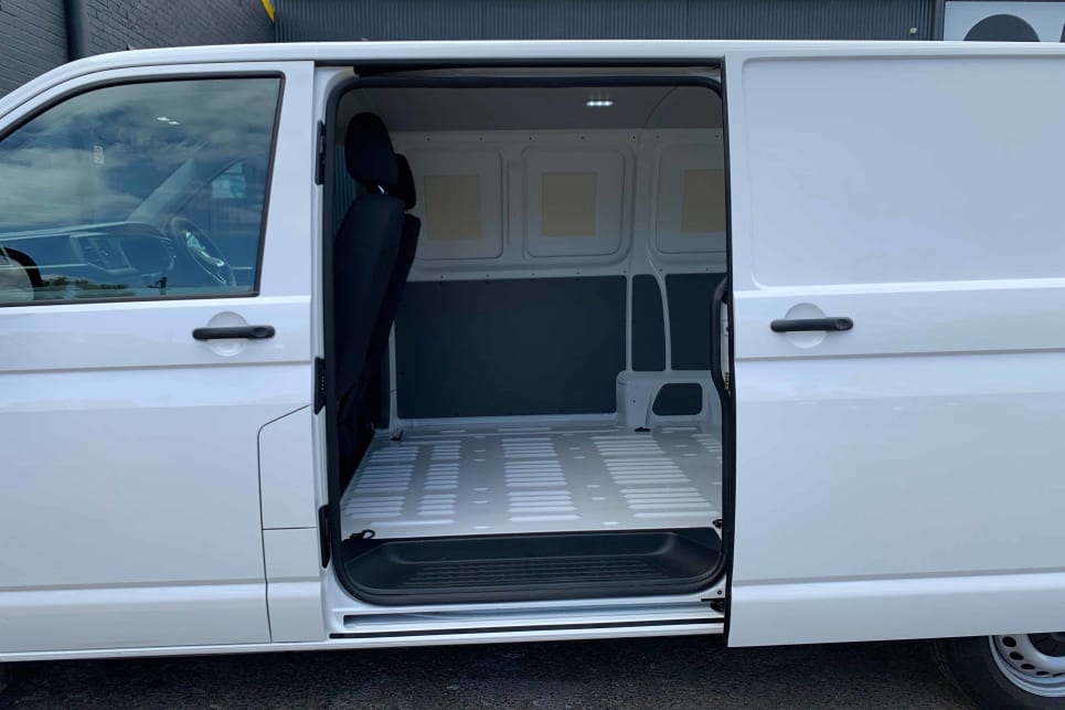 The LWB Crewvan offers 4.4m cubed of cargo space.