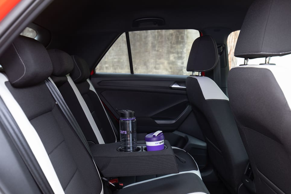 Rear passengers get two cupholders in the centre armrest and also directional air vents.