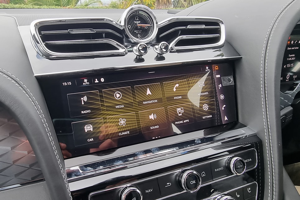 There's a 10.9-inch multimedia touchscreen with Apple CarPlay/Android Auto support.