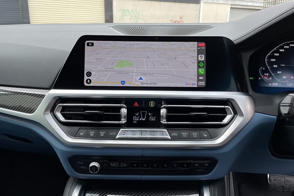 Inside is a 10.25-inch touchscreen multimedia system.