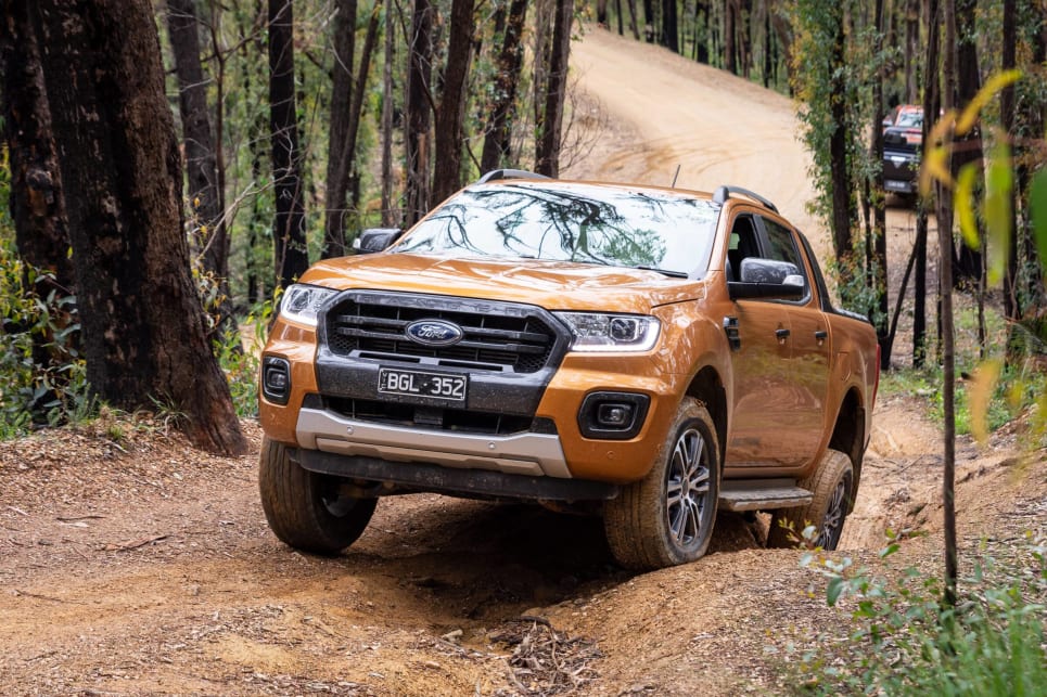 Steering in the Wildtrak is light and accurate (image credit: Tom White).