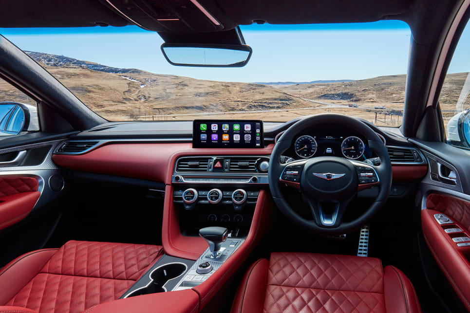 The interior it feels mature without being stuffy. (3.3T Sport Luxury Pack variant pictured)