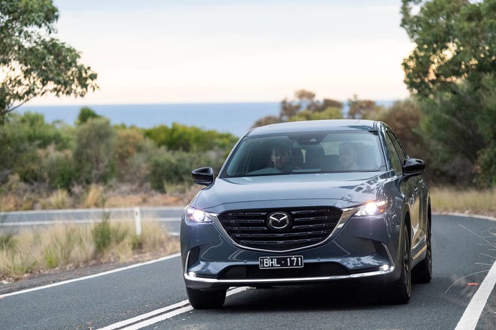 The CX-9 has a good connection to the road, but that means you feel the bumps, the cracks and the potholes.