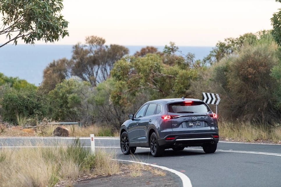 The CX-9 GT SP is actually more fun to drive on a twisty country road with a sporty, responsive engine.