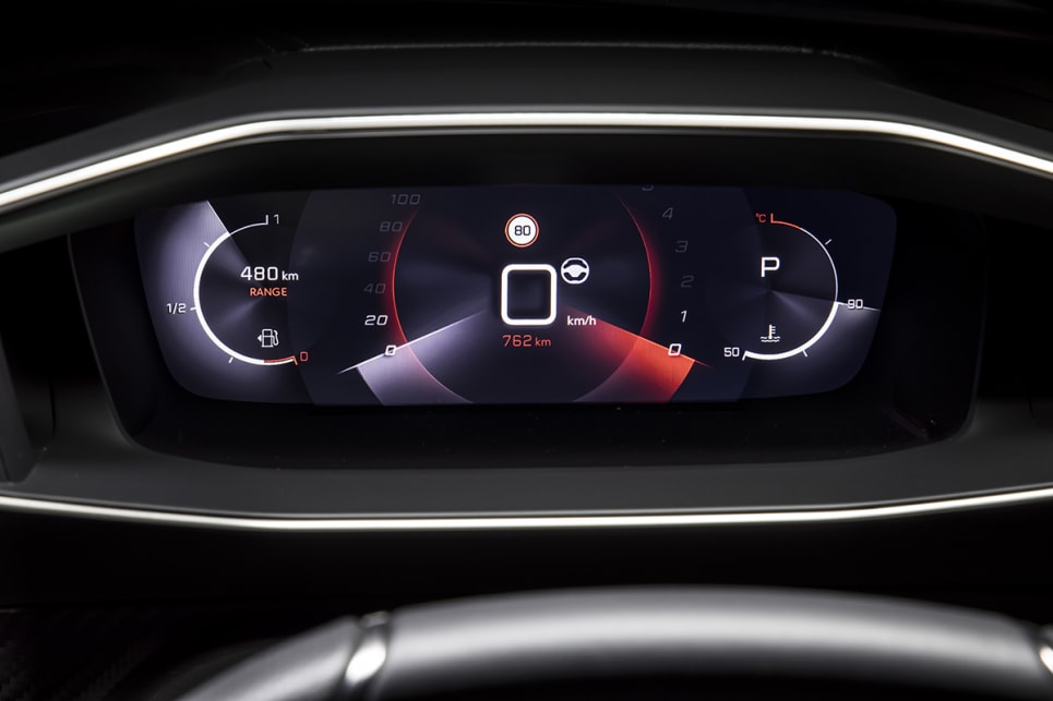 All variants get Peugeot's new 3D i-cockpit digital dashboard. (GT Sport model shown)