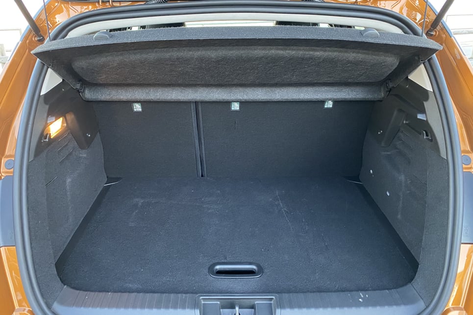 With the rear seats in place, boot space is rated at 422 litres. (Intens variant pictured)