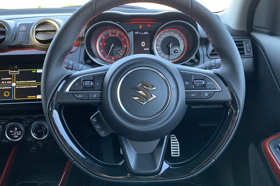 Every model gets a slightly flat-bottomed steering wheel.