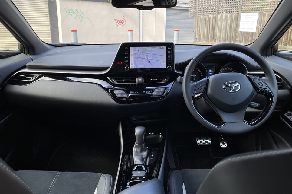 Inside features include an 8.0-inch touchscreen multimedia system with Apple CarPlay and Android Auto.
