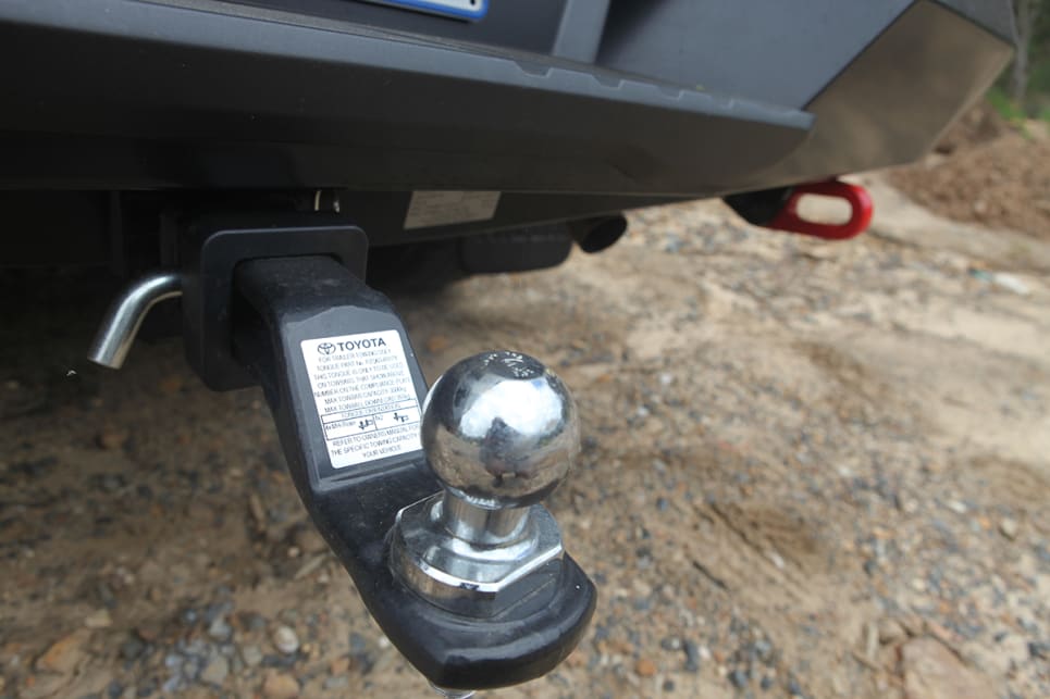 The Rugged X is fitted with a tow ball.