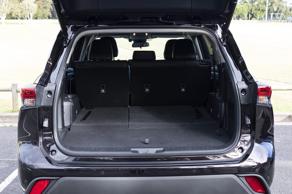 With the third row down you'll get 552-litres of space.