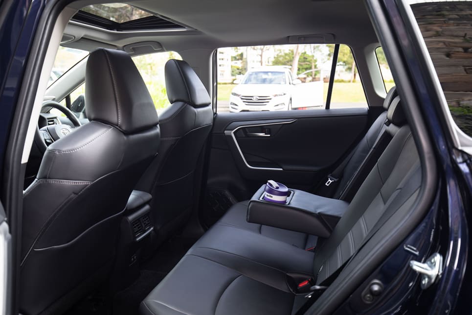 You’ll be able to fit three car seats across the back row.