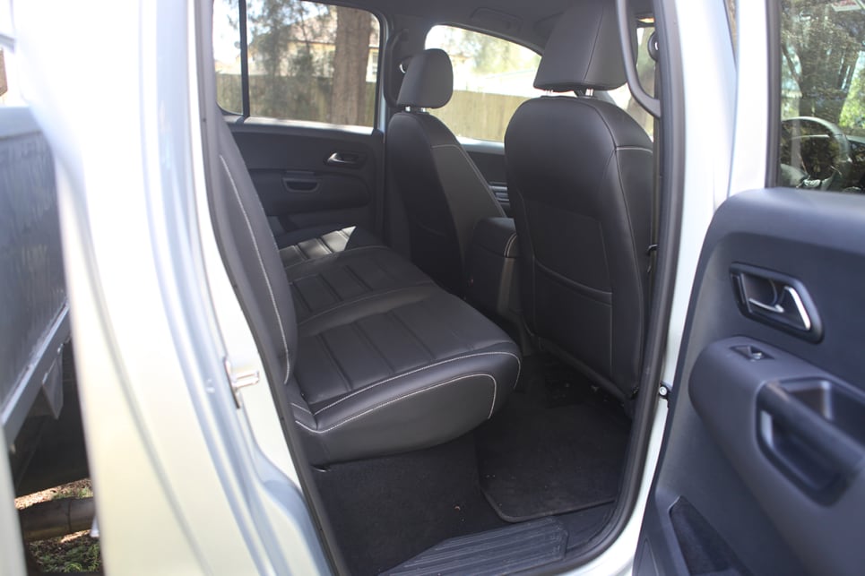 While the front seats are very comfortable, the second-row seats are less comfortable.