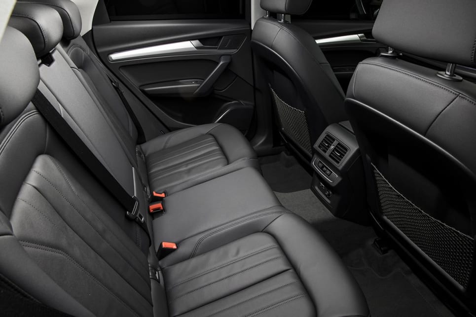 The Q5's interior feels roomy.
