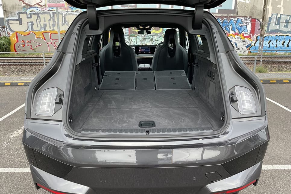 With the rear seats folded, boot space expands to 1750L. (image: Tim Nicholson)