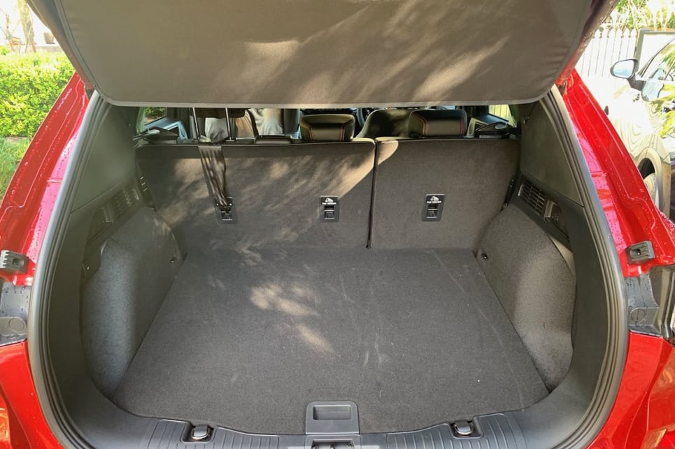 Boot space is rated at 556 litres. (image credit: Matt Campbell)