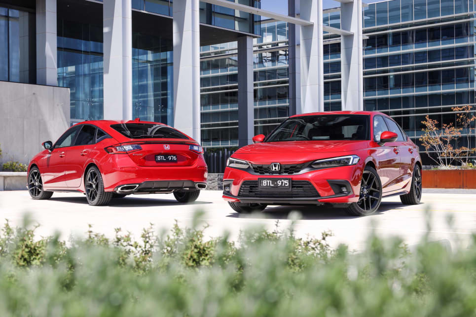 The 2022 Civic is a much more mature – and modern – small hatchback when it comes to design.