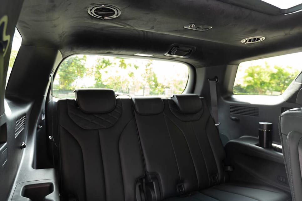The third row is a bench seat, and that’s a non-negotiable in both the seven- and eight-seat versions. (image: Dean McCartney)