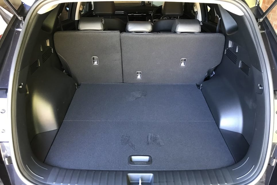 The critical boot space measurement is a useful 539 litres (VDA) with the rear seat upright. (image: James Cleary)