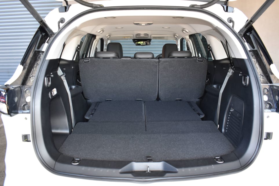 With the third row down the LS-T has 1119L of luggage capacity (Image: Mark Oastler).