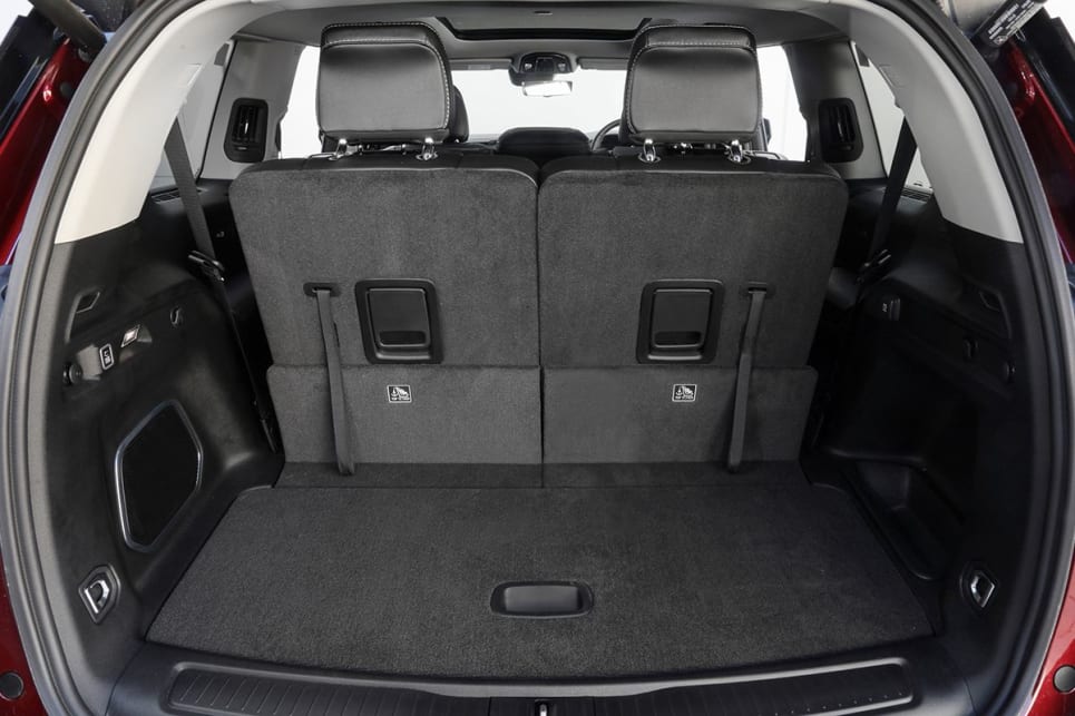 Even with all seven seats upright, boot space is 487 litres. (Limited pictured)
