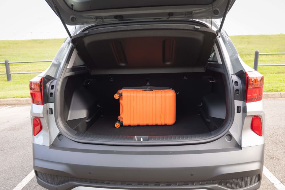 The boot space is decent at 468L (Image: Dean McCartney).