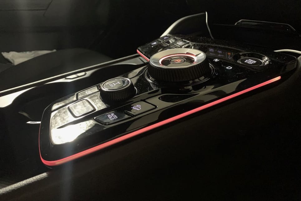 2022 Kia Sportage GT-Line ambient lighting. (image: Matt Campbell)