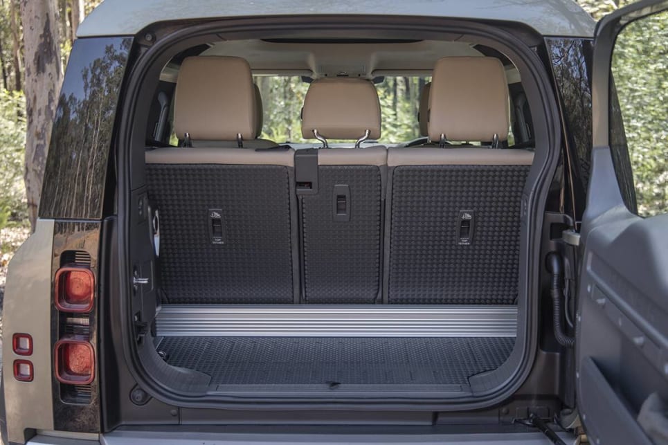 The rear cargo area is small, offering a claimed 397 litres. (image: Glen Sullivan)