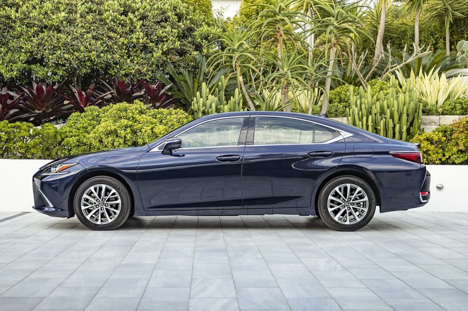 The dramatic, angular exterior incorporates signature elements of the Lexus brand’s distinctive design language.