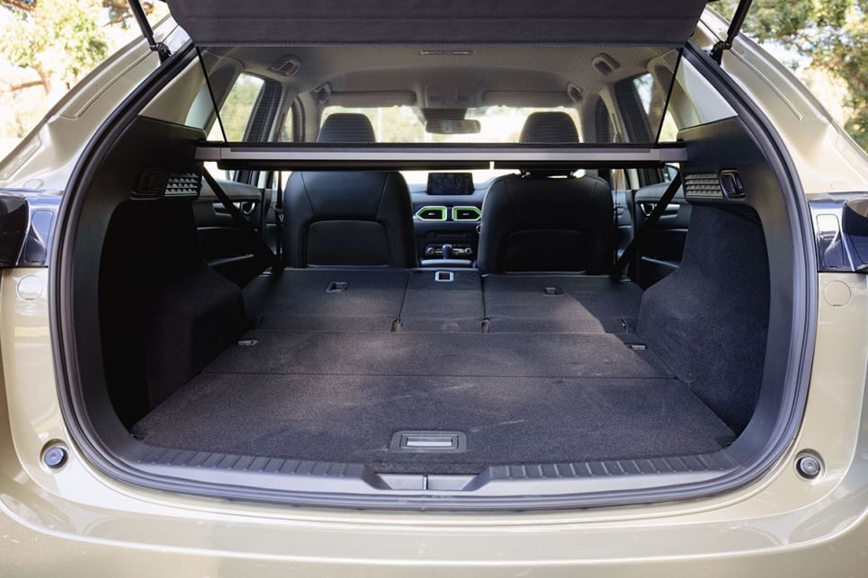 The CX-5 had the smallest boot.