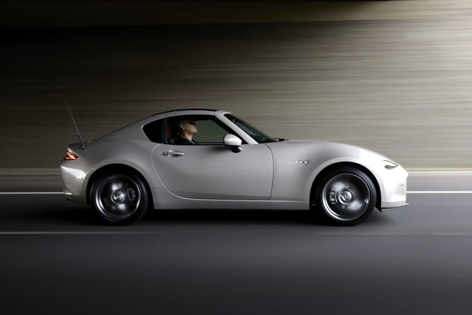 Measuring 3915mm long (with a 2310mm wheelbase), 1735mm wide and 1230-1235mm tall, the MX-5 is a petite sports car. (RF GT variant pictured)