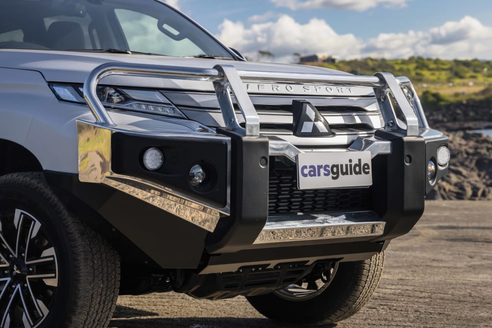 The Pajero Sport doesn’t look as bulky as many of its rivals (Image: Glen Sullivan).