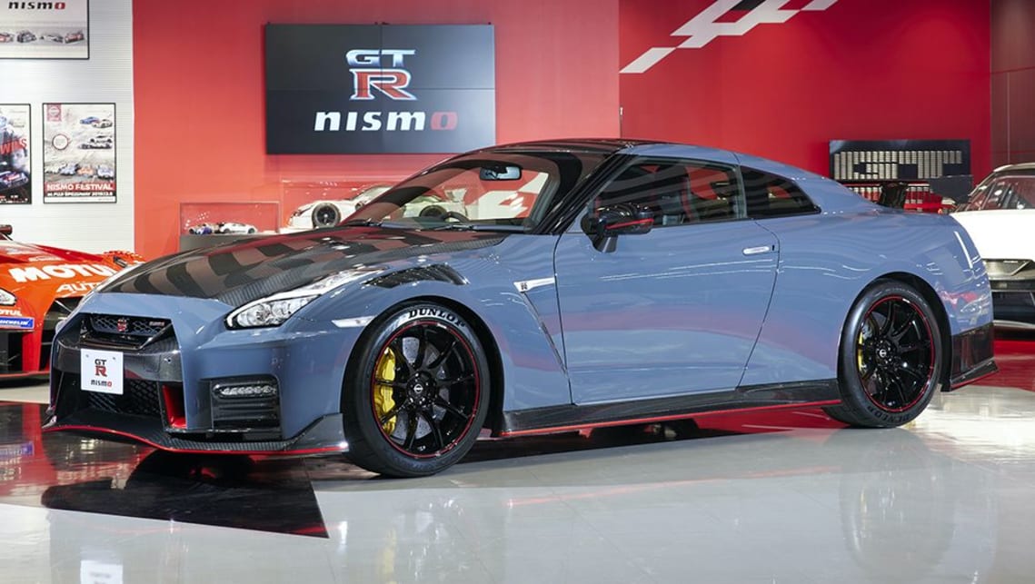 The exterior of 2021 Nissan GT-R R36 Skyline is looking sporty