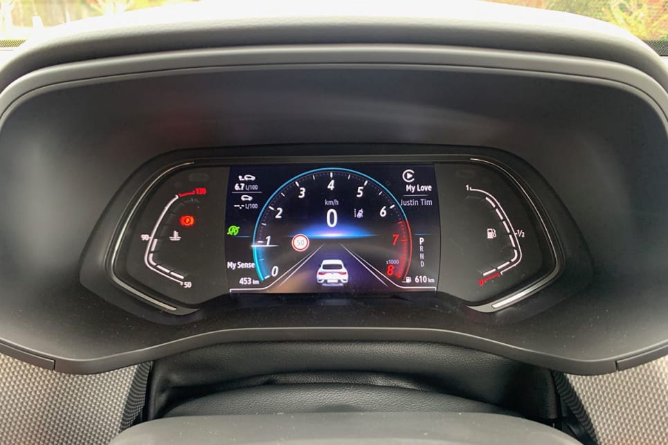 The Intens has a 7.0-inch multifunction display as part of the instrument cluster. (image credit: Matt Campbell)