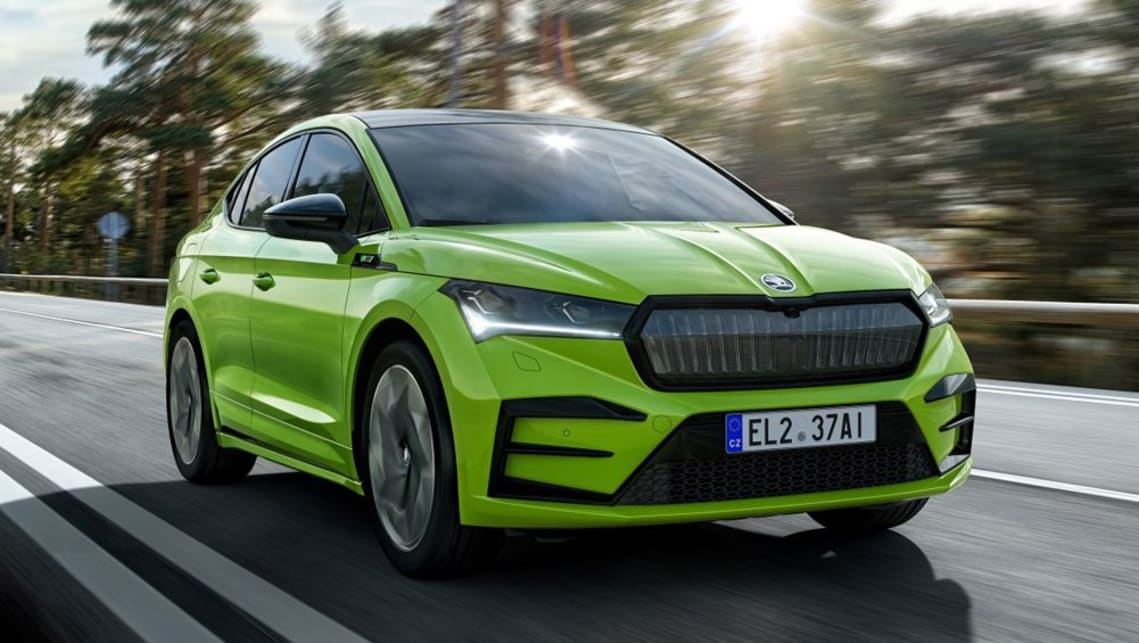 ethisch investering ik heb dorst Look out Kia EV6 GT and Hyundai Ioniq 5 N! 2022 Skoda Enyaq Coupe revealed  with first fully electric RS model - Car News | CarsGuide