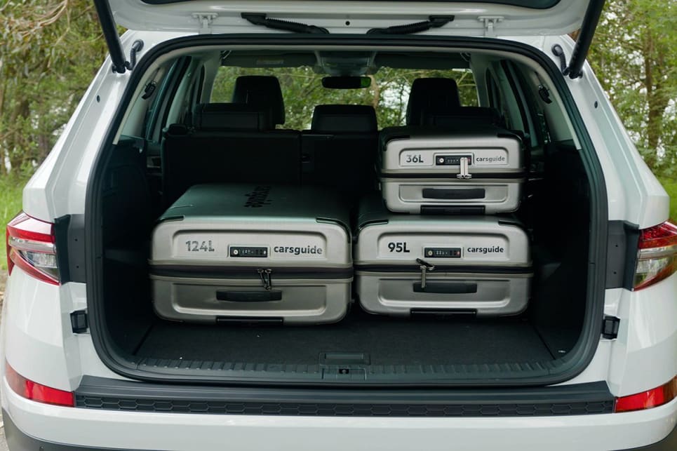 With all seven seats up, there’s 270 litres (VDA) of boot space. (image credit: Matt Campbell)
