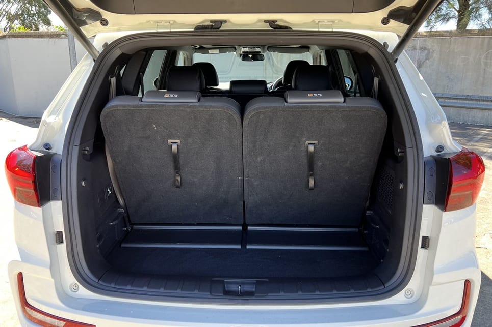 Despite the Rexton's size, the boot’s cargo capacity is still solid. (image: Justin Hilliard)