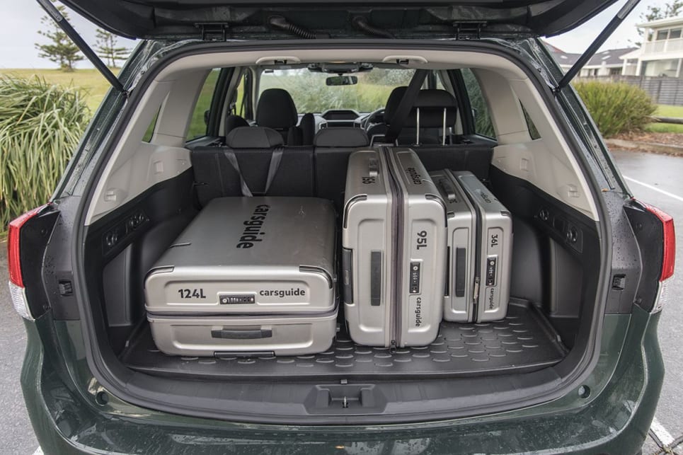 The boot space is generous for this size of SUV. (image: Glen Sullivan)