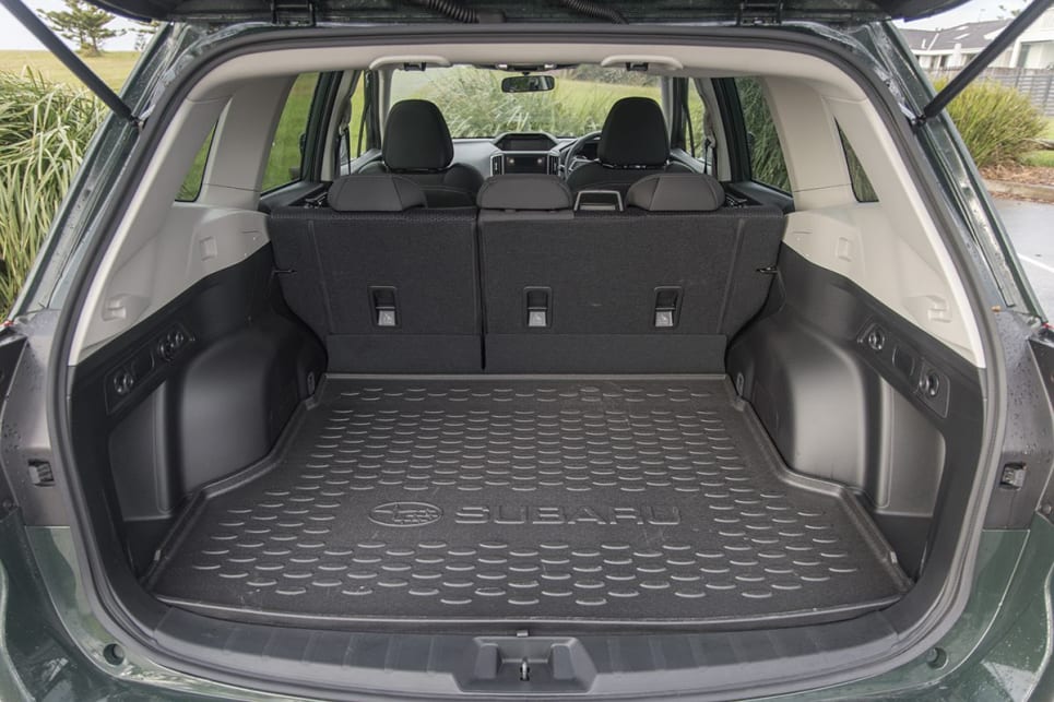 The boot is a good size and with the back seat up you get 509L of space. (image: Glen Sullivan)