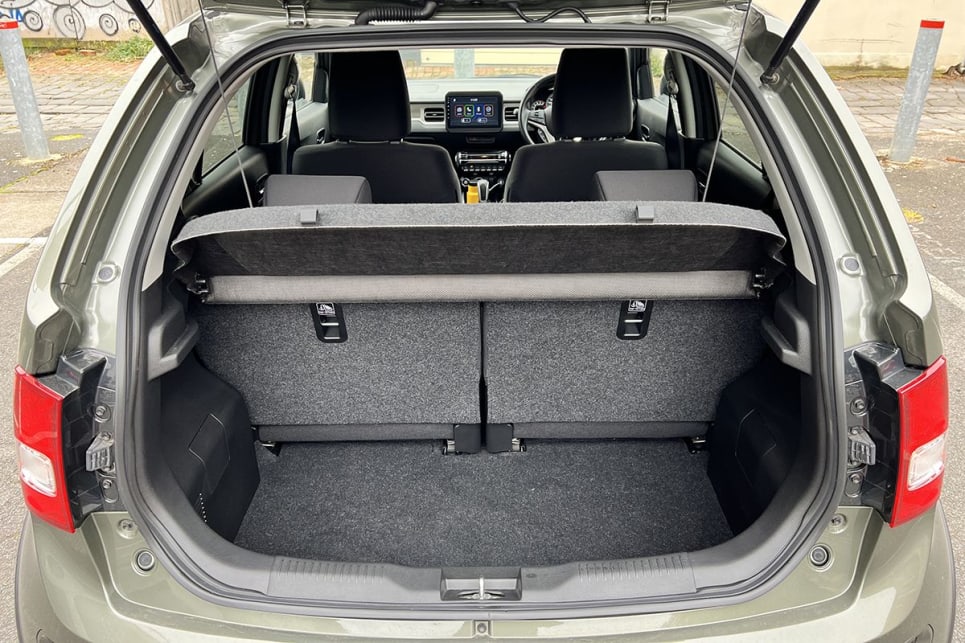 The boot has a cargo capacity of 264L. (image: Justin Hilliard)