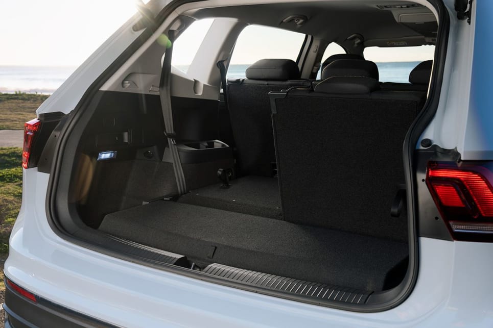 With the third row in place, there’s a bite-sized 230 litres of space on offer (all boot spaces quoted are VDA)