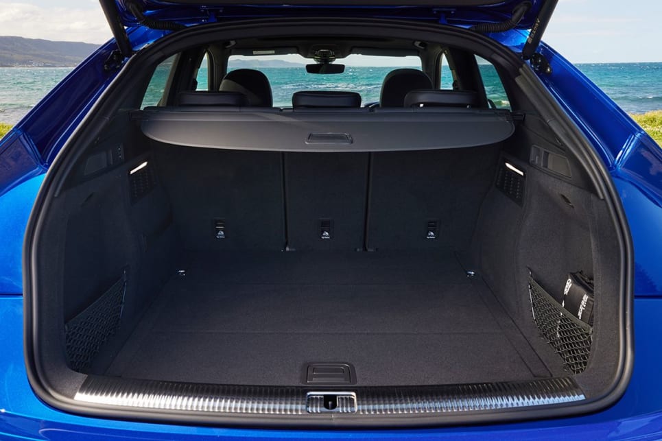 Boot space is rated at 500 litres. (45 TFSI Sportback variant pictured)