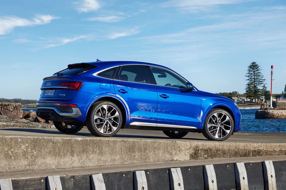 The 45 TFSI looks more premium than performance focused. (45 TFSI Sportback variant pictured)