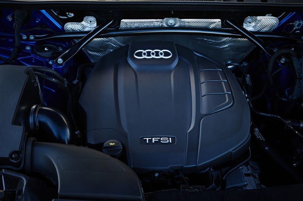 The 2.0-litre turbo petrol produces 183kW/370Nm. (45 TFSI Sportback variant pictured)