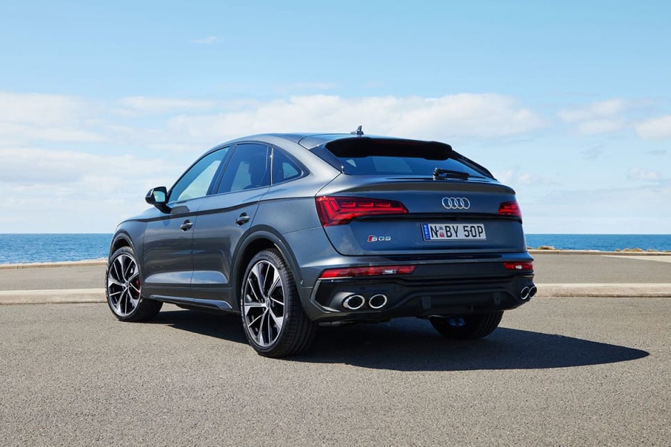 The SQ5 looks like a jacked-up hot hatch than sportier version of a mid-size SUV. (SQ5 Sportback variant pictured)