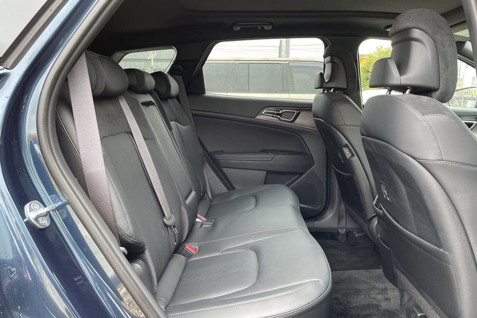 Rear seats have some upper body bucketing and are quite comfortable. (image credit: Tim Nicholson)
