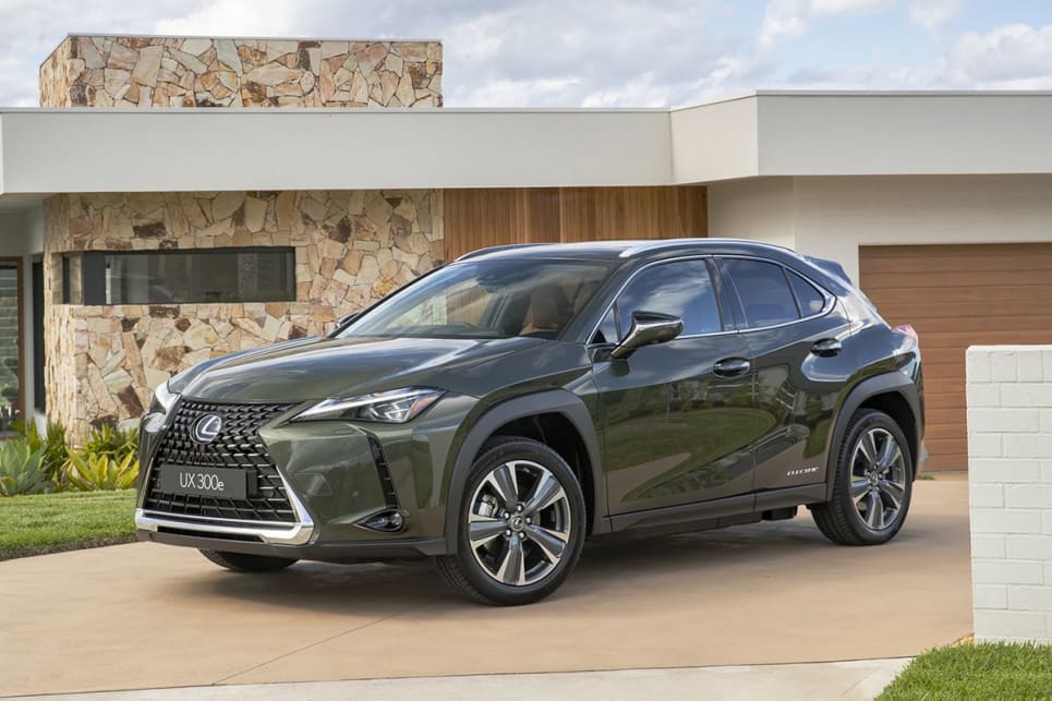 Lexus has tried to make a point with the UX 300e (pictured: UX 300e Sport Luxury). 