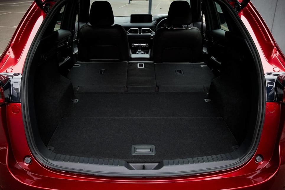 Boot space grows to 1340 litres with the rear seats folded.
