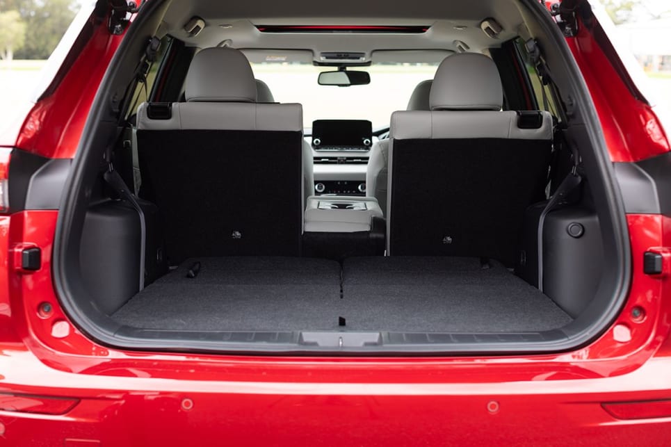 There's 478 litres of cargo space available in the Outlander. (image credit: Dean McCartney)